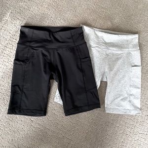 Biking Shorts Bundle - Black and Grey